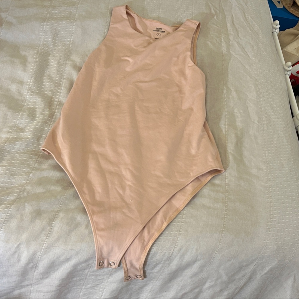 Good American Blush Pink Bodysuit